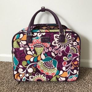 Vera Bradley Rolling Work / Travel Bag